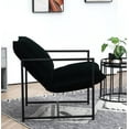 thumbnail image 3 of US Pride Furniture Serenity Accent, Modern Velvet Arm Chair with Reclined Seat,   Plush Comfort for Stylish Living Room, 3 of 4