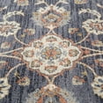 thumbnail image 6 of HomeRoots 6' X 9' Navy Blue Floral Power Loom Area Rug With Fringe, 6 of 10