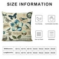 thumbnail image 5 of Creowell Throw Pillow Covers Summer Spring Pillow Covers Garden Flowers Bird Farmhouse Décor Outside Furniture Decorative Cushion Cases for Couch Sofa Bed Outdoor Patio, 5 of 5