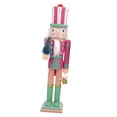 thumbnail image 2 of Christmas Nutcracker Figurine Ornament 14inch Decorative for Christmas Party Red, 2 of 8