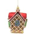 thumbnail image 3 of Huras Family Gingerbread House W/ Icing Roof - 1 Glass Ornament 5.25 Inch, Glass - Ornament Gumdrop Candy Cane S678, 3 of 3