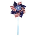 thumbnail image 2 of Up to 65% off! Plastic Independence Day Windmill Decorative Flower Gardening Meadow Windmill Plaything Wholesale Eight Leaf Windmill Outdoor Indoor Garden Home Decoration, 2 of 6