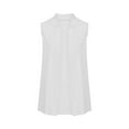 thumbnail image 4 of MESSUEN Women Long Vest Sleeveless Cardigans for Women Basic Womens Tops Women's Sleeveless Jackets Cardigan Waistcoat Work Vest Tops Casual Tops Womens Shirts White 4XL, 4 of 5