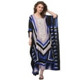 thumbnail image 1 of Caftans Longs pour Femmes Grande Taille Robe Caftan Robe de Soirée Fête Été Plage Robe d'Été Manches Kimono Longues Robes Décontractées en Ligne, 1 of 4