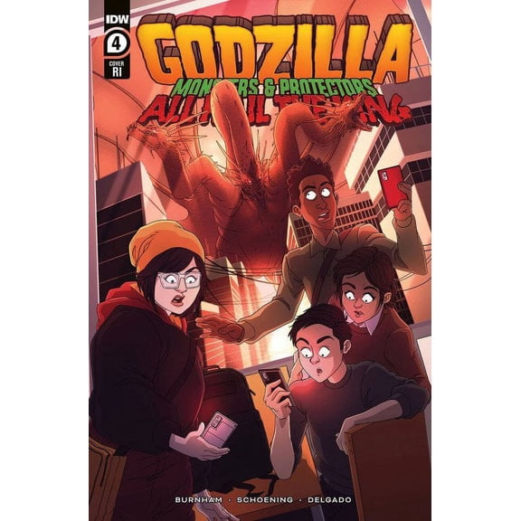 Godzilla: Monsters And Protectors All Hail the King! #4C VF ; IDW Comic Book