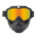 thumbnail image 2 of Gafas De Motocicleta Con Máscara, Gafas De Protección Desmontables Para Montar En Bicicleta Al Aire Libre Transparente, 2 of 7