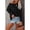 Black, variant on Endives Women's Long Sleeve Shirt Spring Basic Tee Round Neck Split Casual Loose Top T Shirt Outerwear T-Shirt with Pocket Spring Light Blue
