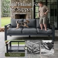 thumbnail image 5 of LayinSun Outdoor Aluminum Furniture Set, 4 Pieces Patio Sectional Conversation Chat Sofa Modern Seating Set with Coffee Table, 5 of 9