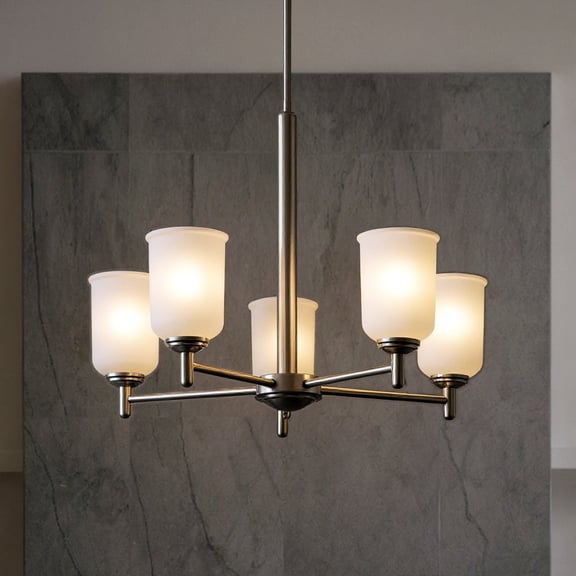 Luxury New Traditional Chandelier, Brushed Nickel, UKC20162