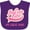 Purple, variant on Inktastic Cute Like My Great Aunt Girls Baby Bib