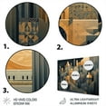 thumbnail image 3 of Designart "City with Arabic Flair II" Surrealism landscape Metal Wall Art Prints, 3 of 5