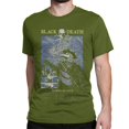 thumbnail image 1 of Camiseta de Doctor de la Peste Negra de la gira europea para hombre y mujer, de algodón, con cuello redondo, de manga corta, ropa única, 1 of 6
