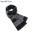 thumbnail image 2 of Enrejado de bufanda de cachemira cálida de invierno para hombres, 2 of 5