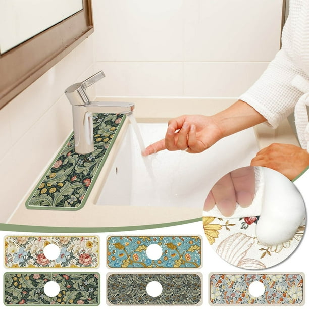 Essence Of Cocina, Microfibra Suave y Absorbente, Aislante Térmico, Diseño Antideslizante, Plegable y Compacto, Protección para Encimeras, Multifuncional, Tamaño 10 X 60 Cm