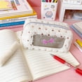 thumbnail image 1 of Knot Pencil Case Large Capacity Stationery Pencil Case Portable Desktop Cosmetic Bag Storage Bag, 1 of 9
