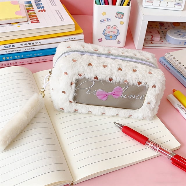 Knot Pencil Case Large Capacity Stationery Pencil Case Portable Desktop Cosmetic Bag Storage Bag