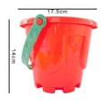 thumbnail image 2 of VISALY Rastrillo de arena para niños, juguetes de playa, herramientas, cubo, pala de agua para playa, 7 piezas, educativo, 2 of 5