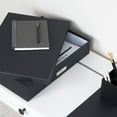 thumbnail image 2 of Bigso Sverker Fiberboard Legal and Art Storage Box for Papers | Dark Grey, 2 of 12