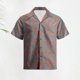 thumbnail image 5 of Camisa de Manga Camisas de playa Hombres con botones Cuello vuelto Cuello en V Traje diario Ygjytge Multicolor T M para Hombre, 5 of 6