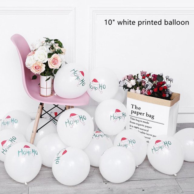 Globo de látex de Navidad para niños, globo verde dorado, confeti de aire, árbol de Navidad, decoración de fiesta de cumpleaños, suministros de boda, 10/30 piezas