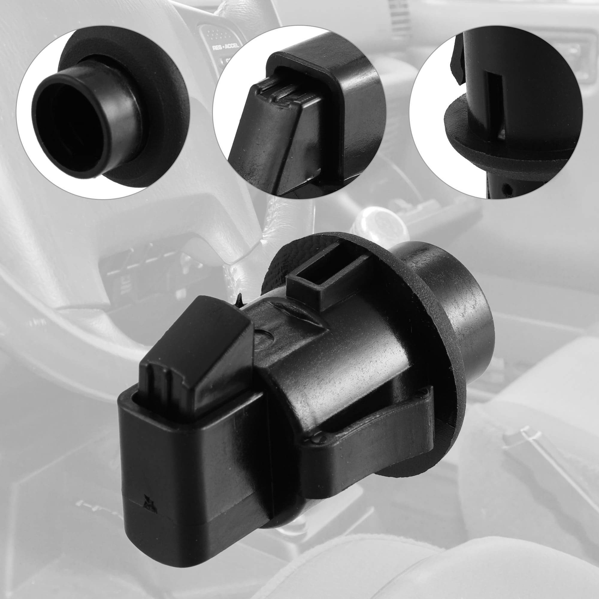 Unique Bargains Car Center Console Armrest Latch Handle Clip for Jeep TJ for Jeep Wrangler 55315041AD, Black
