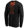 thumbnail image 3 of Men's Black San Francisco Giants Father's Day #1 Dad Long Sleeve T-Shirt, 3 of 3