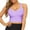 Purple, variant on Sleep Tops for Women String Top Ladies V Neck Bandage Knitted Hot Girl Slim Elastic Corset Vest