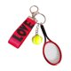 thumbnail image 5 of Llavero con forma de raqueta de tenis, regalo para Año Nuevo, San Valentín, bolso, mujeres y hombres. Rojo, 5 of 9