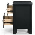 thumbnail image 6 of Furniture of America Gracie Modern Wood 2-Drawer Kids Nightstand with USB Ports, Black, 6 of 13