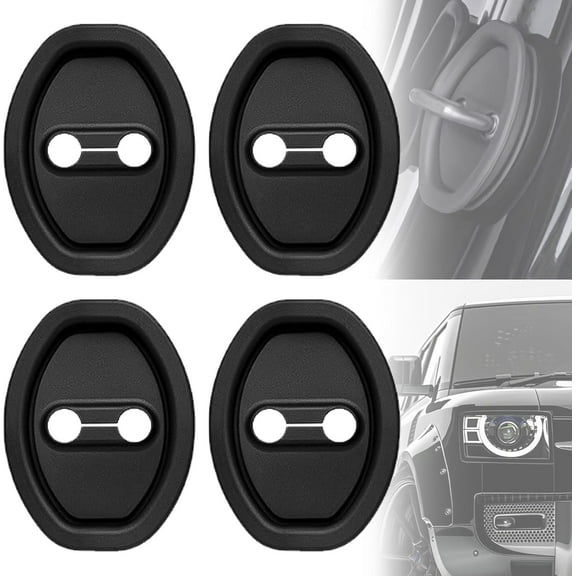 4PCS Silicone Door Latch Guard - Car Rust Stopper, Silent Shock Absorber & Universal Vehicle Accessory