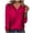 Hot Pink, variant on JGTDBPO Long Sleeve Shirts For Women 2024 V-Neck Loose Soft Basic Tee Pullover Blouses Tops Fall T Shirts Outfits Clothes Sweatshirts For Women Tunic Tops For Leggings