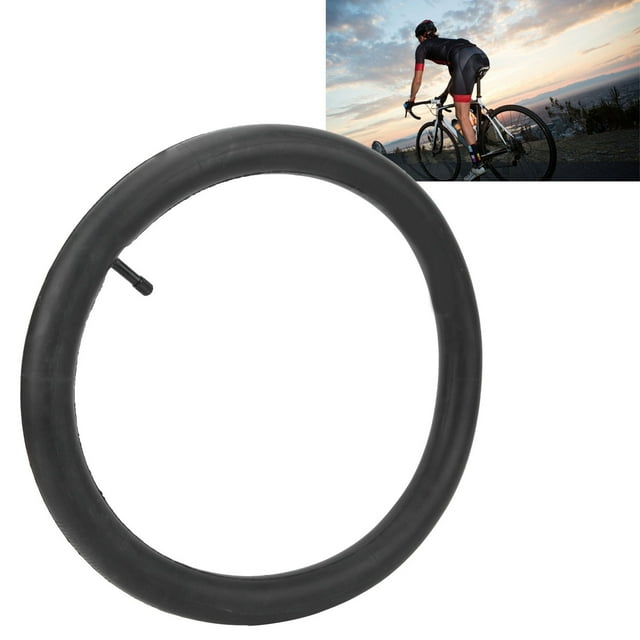 Bike Inner Tubes Replacement, High Schrader Valve Durable Butyl Rubber Inner Tubes for Road Bike Cycling Accessory