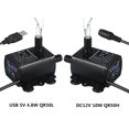 thumbnail image 1 of DC12V USB 5V Mini 4 Modes Pompe à Eau Sans Balais Réglable QR50L USB 5V 4.8W, 1 of 7