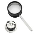 thumbnail image 1 of Handheld Magnifying Glass for Close Work, 35X High Clarity Reading Magnifiers for Macular Degeneration, 1 of 5