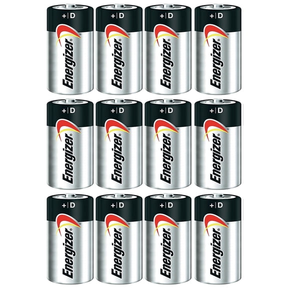 ENERGIZER E95 Max ALKALINE D BATTERY Made in USA Exp. 12-2024 or later - 12 Count