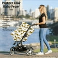 thumbnail image 5 of Haiem Leopard Print Baby Nursing Cover & Nursing Poncho - Multi Use Cover for Baby Car Seat Canopy, Stroller Cover, 360°Full Privacy Breastfeeding Coverage, 5 of 9