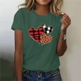 thumbnail image 5 of Valentines Shirts for Women Valentine Crew Neck Shirt Love Heart Graphic Tshirt Cute Girls Valentines Gift Tee Tops, 5 of 8