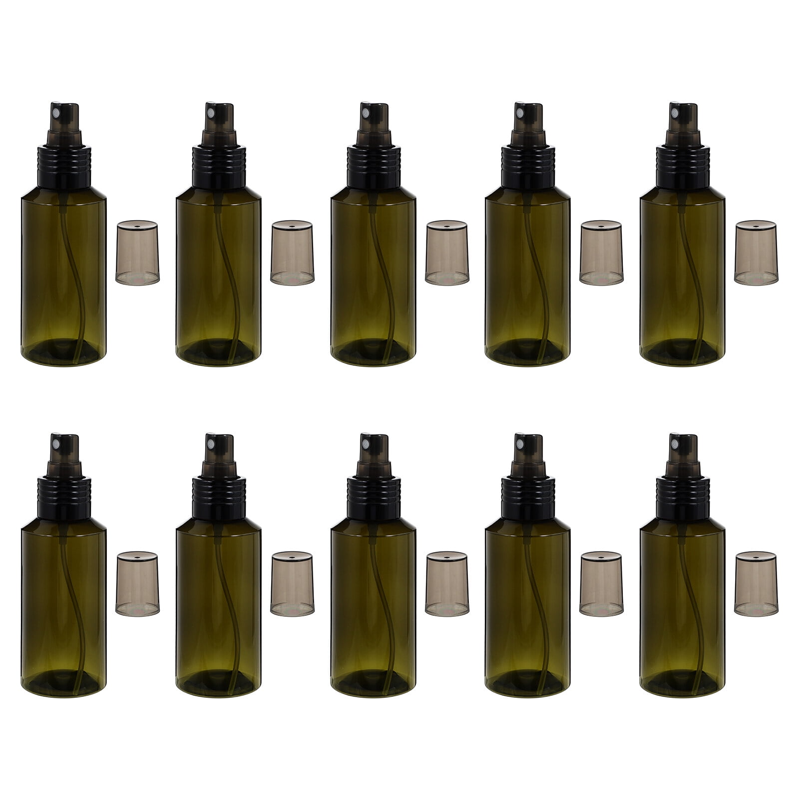2 Count Alcohol Spray Empty Spray Bottles Travel 13X4.5X2CM Green
