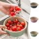 thumbnail image 1 of Colador de Fregadero con Doble Cesta de Drenaje | Colador de Cocina 2 En 1 y Cesta para Lavar Frutas y Verduras | Colador de Plástico con Asa de 16 X 16 X 8 Cm, 1 of 7