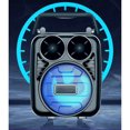 thumbnail image 4 of Altavoz Bluetooth Bling Bling JHW-1182 color azul portátil multifuncional para exteriores, 4 of 7