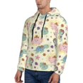 thumbnail image 3 of Salouo Turtle Crab Sea Horse Pattern Men's Fall Hoodie Sweatshirt,Sport Hoodie with Pockets for Men Pullover Casual Hooded Sweatshirt-XX-Large, 3 of 7