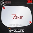 thumbnail image 5 of exactafit 8194R Passenger Side Mirror Glass Replacement Fits 11-16 Scion tC 08-15 Scion xB, 09-13 Toyota Corolla Right Hand 3m Adhesives, 5 of 8