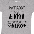 thumbnail image 4 of Inktastic My Daddy is an EMT and a Hero Boys or Girls Baby Bodysuit, 4 of 5
