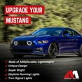 thumbnail image 3 of AMERICAN MODIFIED Grille pour Ford Mustang EcoBoost 15-17, GT, V6, Mat, 3 of 12
