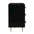 thumbnail image 6 of TOV Furniture Trident Handmade Acacia 6 Drawer Dresser, 28.25" x 12.9" x 5.1", Black, 6 of 9