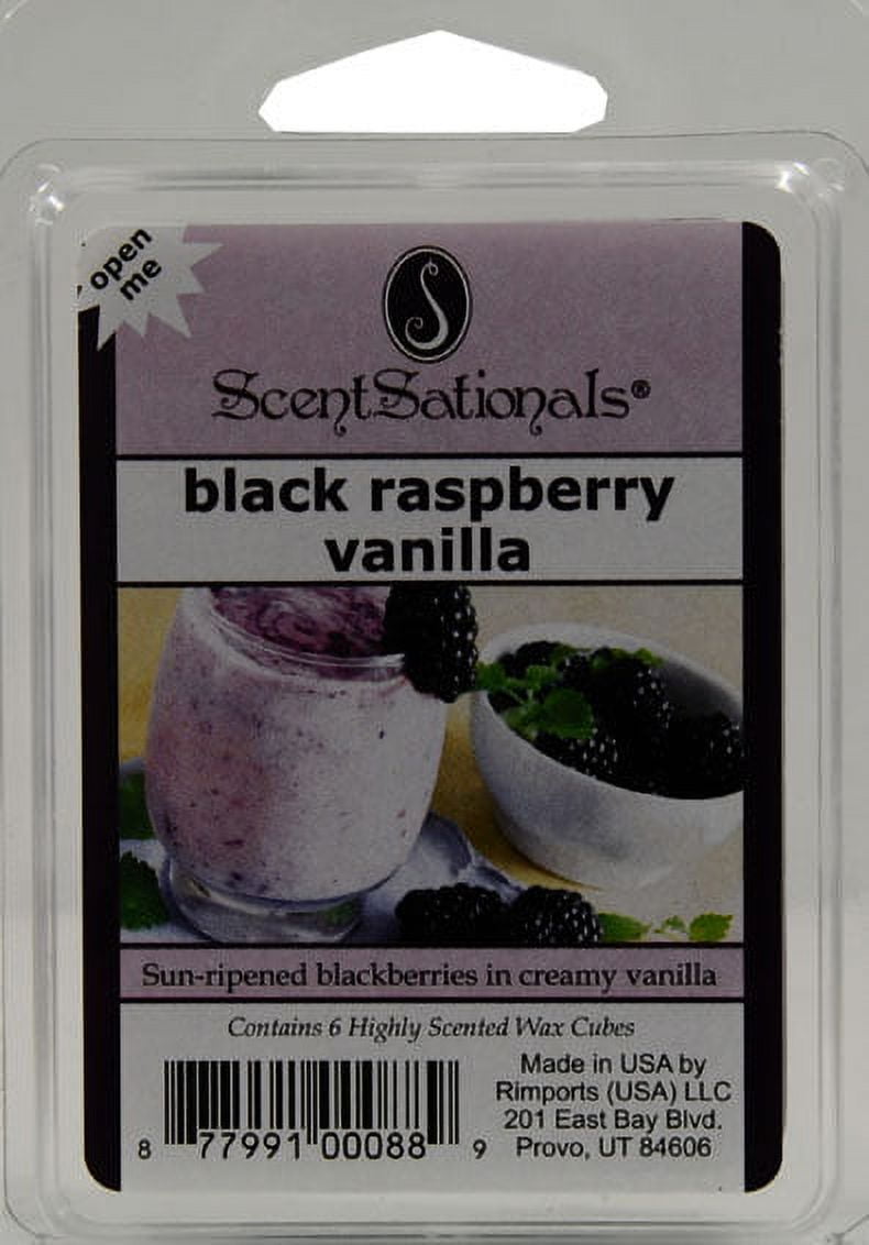 Blackberry Vanilla Wax Melts Wax Tarts Candle Warmer Melts Wax Cubes  Blackberry Scent Raspberry Candle Vanilla Scent 