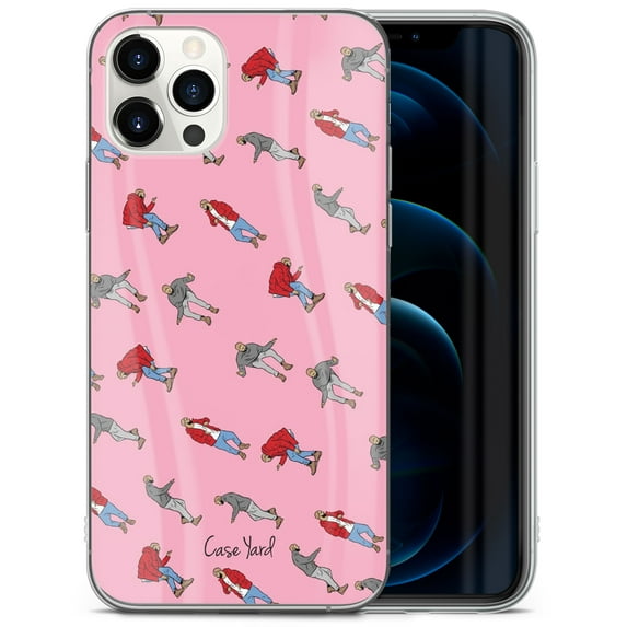 Case Yard iPhone-12/12-Pro Case Clear Soft & Flexible TPU Ultra Low Profile Slim Fit Thin Shockproof Transparent Bumper Protective Cover Drop Protective Cell Phone Cases (Drake Dancing Pattern)