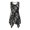 Floral Print, variant on HELLHERO Summer Sleeveless Dress, Floral Print Side Pockets Asymmetric Hem Midi Dress, Irregular Hem Round Neck Sundress for Holiday Vacation