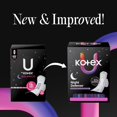 thumbnail image 2 of Toallas femeninas Kotex Ultra Thin para la noche, alta absorción, 36 unidades, 2 of 7