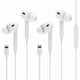 thumbnail image 1 of wonima11 2 Packs Wired Earphones/Headphones for iPhone with Built-in Microphone and Volume Control,Earbuds Compatible with iPhone 14/13/12/11/XR/XS/X/8/7/SE/Pro/Pro Max,Support All iOS System.., 1 of 1